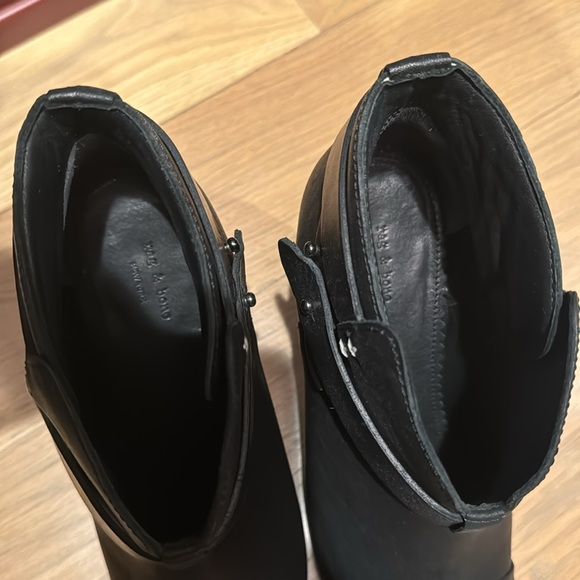 rag and bone black bootie 7.5 worn once - Picture 5 of 5